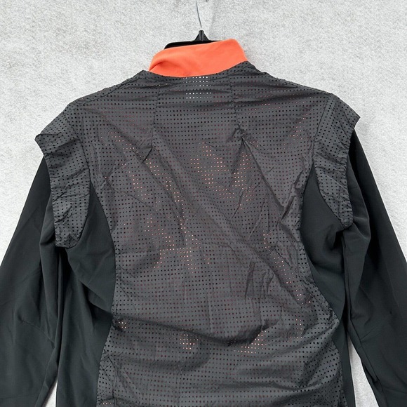 Nike Golf Tour Performance Jacket &‎ Vest Womens MEDIUM Lightweight Black Orange - Picture 11 of 14